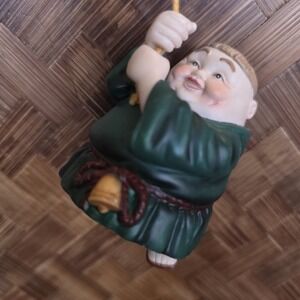 Dept 56 Merry Makers Tolland The Toller Christmas Ornament Bell Monk Collectible